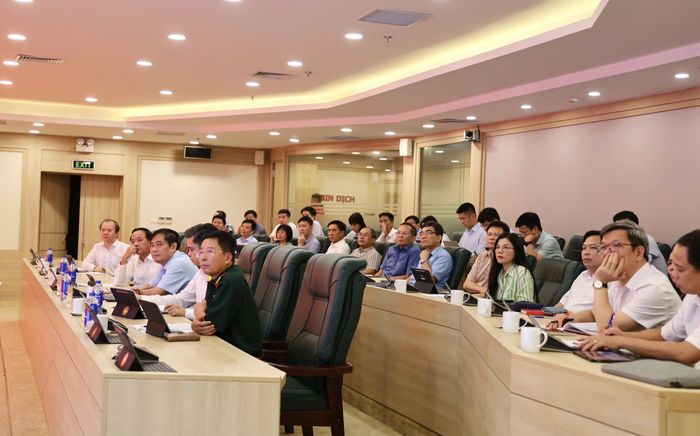  Các đại biểu tham dự buổi làm việc. Ảnh: PV 