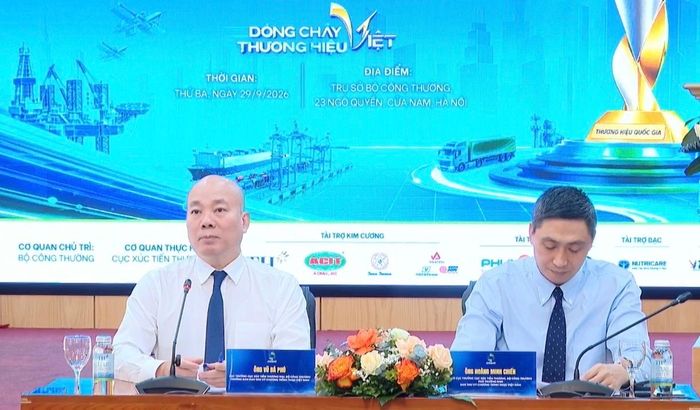  Lãnh đạo Cục Xúc tiến thương mại chủ trì phần hỏi đáp với báo chí. Ảnh: HỒNG PHƯƠNG 