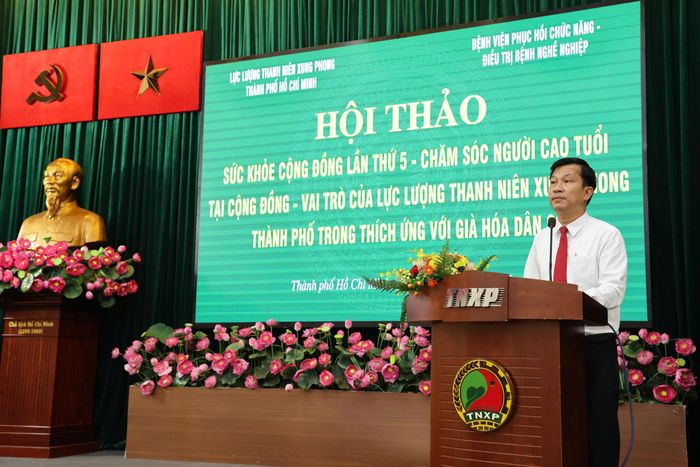  Phó Chỉ huy trưởng Lực lượng TNXP TPHCM Nguyễn Văn Bình thông tin về phương án thí điểm 