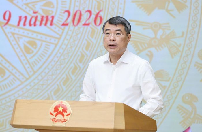  Thủ tướng Lê Minh Hưng phát biểu tại hội nghị. Ảnh: VIẾT CHUNG 