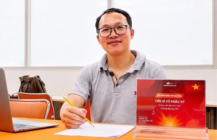 Tiến sĩ Vũ Khắc Kỷ (Trường Đại học FPT). Ảnh: NTCC.