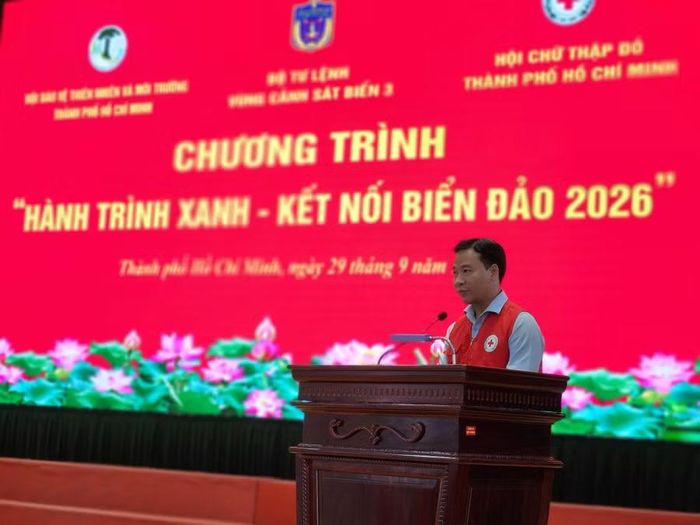 Ông Nguyễn Minh Nhựt - Chủ tịch Hội Chữ thập đỏ TPHCM.