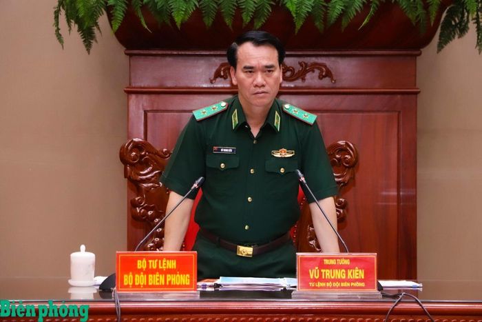 Trung tướng Vũ Trung Kiên phát biểu kết luận hội nghị. Ảnh: Thanh Xuân