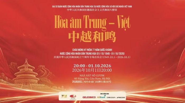 Chương trình nghệ thuật “Hòa âm Trung - Việt” quy tụ nhiều nghệ sĩ tên tuổi của hai quốc gia. Ảnh: BTC