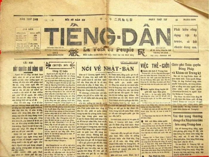 Báo Tiếng Dân.