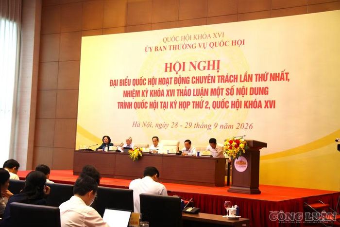 Hội nghị đại biểu Quốc hội hoạt động chuyên trách, ngày 29/9.