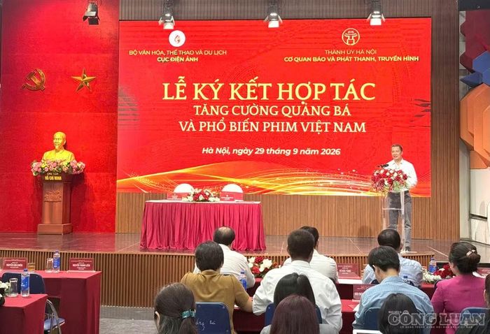Quang cảnh lễ ký kết hợp tác