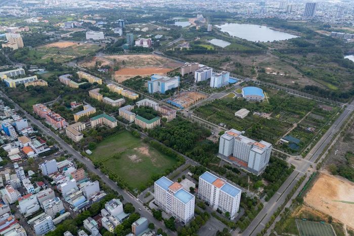 Khu vực thực hiện Dự án ĐHQG. Ảnh: Phương Quyên