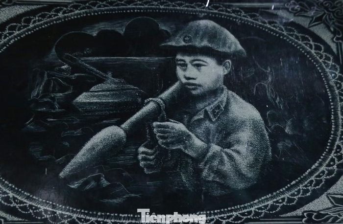 Liệt sĩ Đinh Văn Kiên thời trẻ.