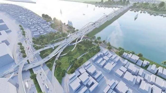Cầu Trần Hưng Đạo dự kiến thông xe năm 2027, bổ sung một hướng kết nối mới giữa khu Đông và nội đô