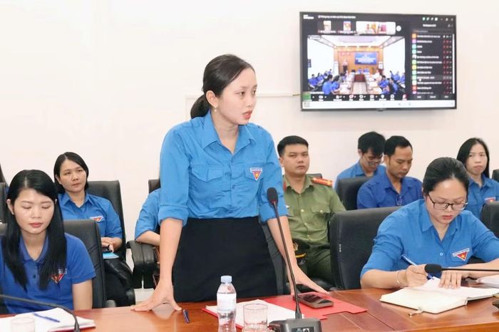 Hội nghị ghi nhận được nhiều ý kiến, đề xuất giải pháp nâng cao chất lượng công tác Đoàn và phong trào thời gian tới. Ảnh: CTV