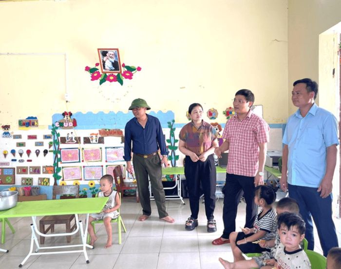 Trường mầm non Đồng Lương thuộc diện bị ảnh hưởng