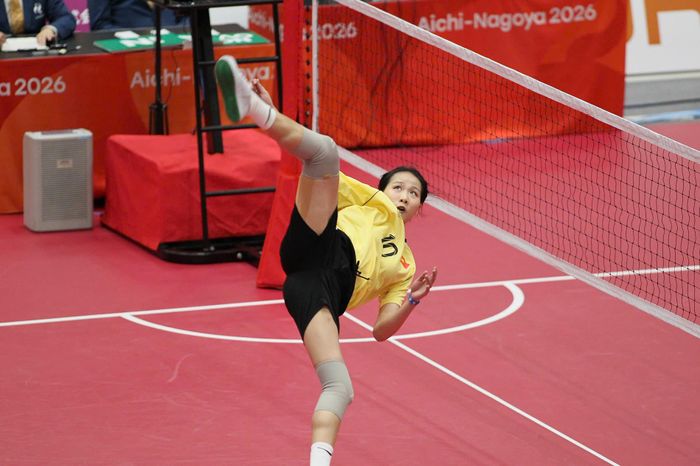 Thu Trang và Khánh Ly phối hợp ăn ý, duy trì thế chủ động trước Philippines trong cả hai set đấu, thắng với các tỷ số 15/8 và 15/4, qua đó giành HCV đôi nữ Asiad 2026.