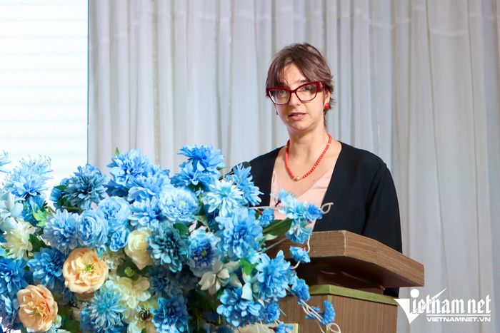 Bà Federica Dispenza, trợ lý Trưởng Đại diện Thường trú UNDP tại Việt Nam
