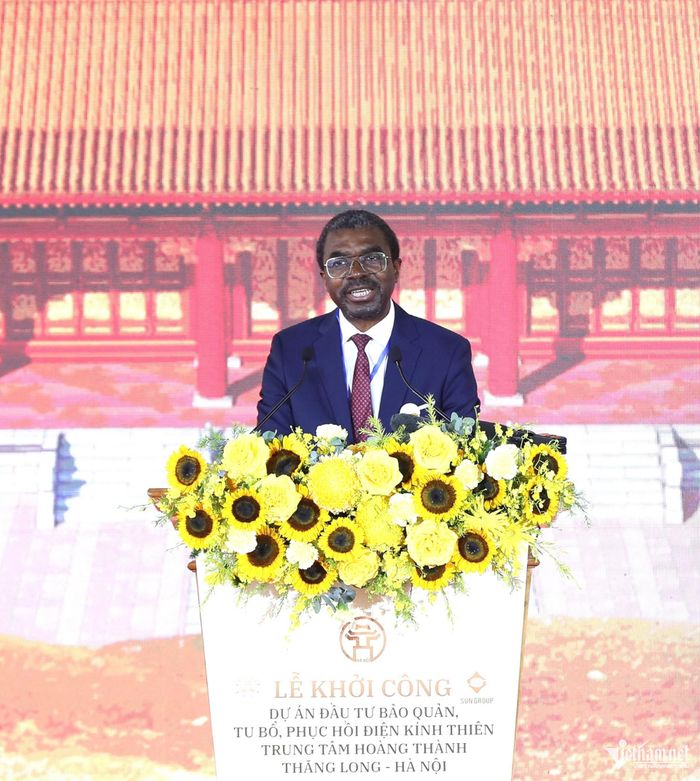 Giám đốc Trung tâm Di sản thế giới UNESCO Lazare Eloundou Assomo.