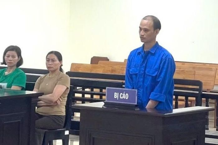 Nguyễn Duy Anh Vũ tại phiên tòa. Ảnh: NT