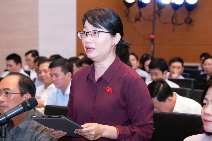 Đại biểu Trần Thị Diệu Thúy. Ảnh: Media QH