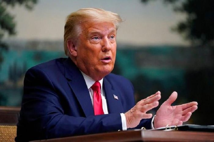 Tổng thống Mỹ Donald Trump. Ảnh: Arise News
