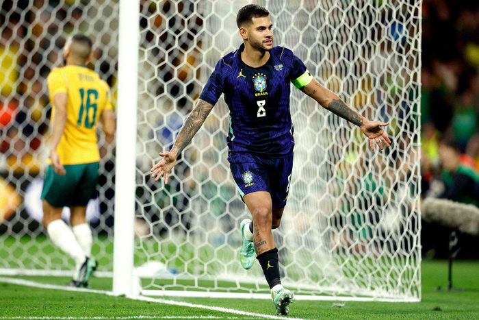 Bruno Guimaraes đóng góp 1 bàn. Ảnh: CBF