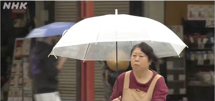 Tokyo trải qua 34 ngày mưa liên tiếp. Ảnh: NHK