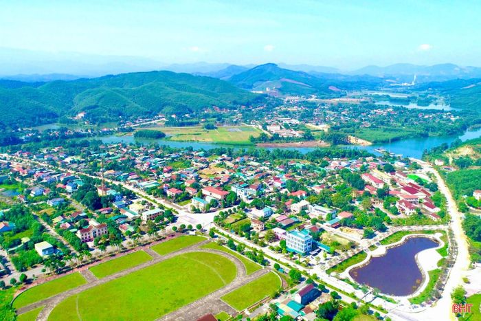 Kinh tế phát triển, diện mạo xã Vũ Quang ngày càng khởi sắc.