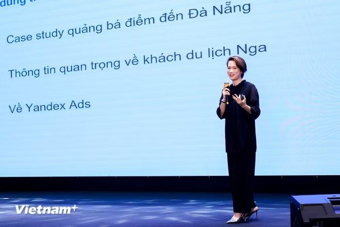 Bà Nguyễn Thị Diễm Thư - Giám đốc phát triển và đại diện Yandex tại Việt Nam. (Ảnh: Thanh Phong/Vietnam+)
