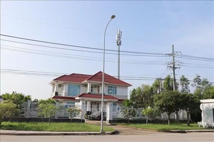 Một góc của cụm công nghiệp Gia Thuận 1 ở xã Gia Thuận, tỉnh Đồng Tháp.