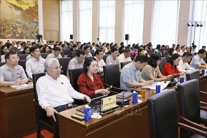 Đại biểu dự phiên họp.