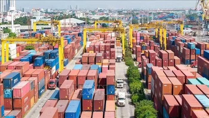 Cảng Hoàng Diệu Chùa Vẽ - Công ty Cổ phần Cảng Hải Phòng. Ảnh minh họa: TTXVN phát