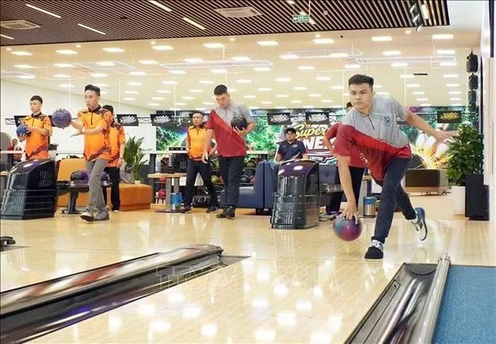 Vận động viên Hồ Anh Duy (Đã Nẵng) thi đấu nội dung đơn nam spin tại Giải vô địch Bowling các câu lạc bộ quốc gia 2026.