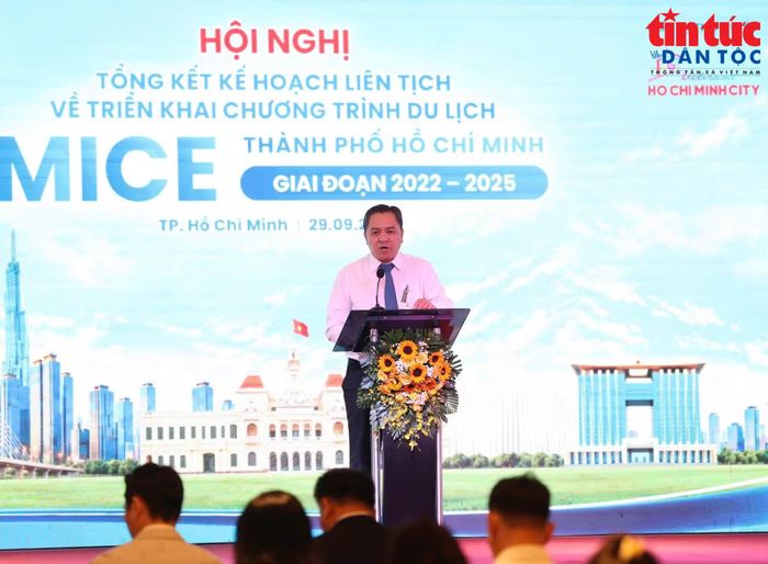 Ông Phạm Huy Bình, Phó giám đốc Sở Du lịch TP Hồ Chí Minh phát biểu chiều 29/09.