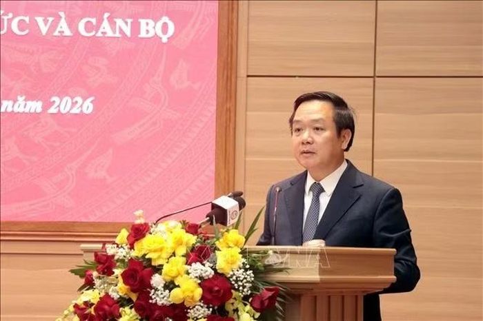 Bí thư Tỉnh ủy Hưng Yên Phạm Quang Ngọc phát biểu.
