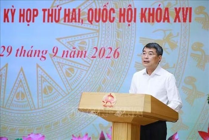 Ủy viên Bộ Chính trị, Bí thư Đảng uỷ Chính phủ, Thủ tướng Chính phủ Lê Minh Hưng phát biểu khai mạc Hội nghị Ban Thường vụ Đảng uỷ Chính phủ và Ban Thường vụ Đảng uỷ Quốc hội. Ảnh: Dương Giang/TTXVN