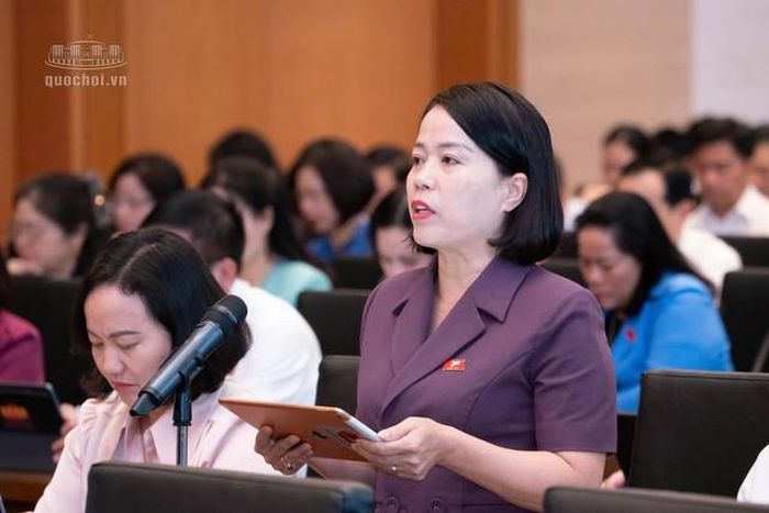 ĐBQH Lý Thị Lan (Ảnh: Media Quốc hội).