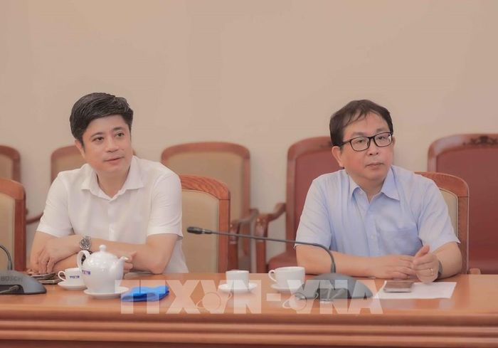 Lãnh đạo, cán bộ phụ trách tài chính và kế toán của các đơn vị thuộc Thông tấn xã tham dự buổi tập huấn. Ảnh: Phan Phương – TTXVN