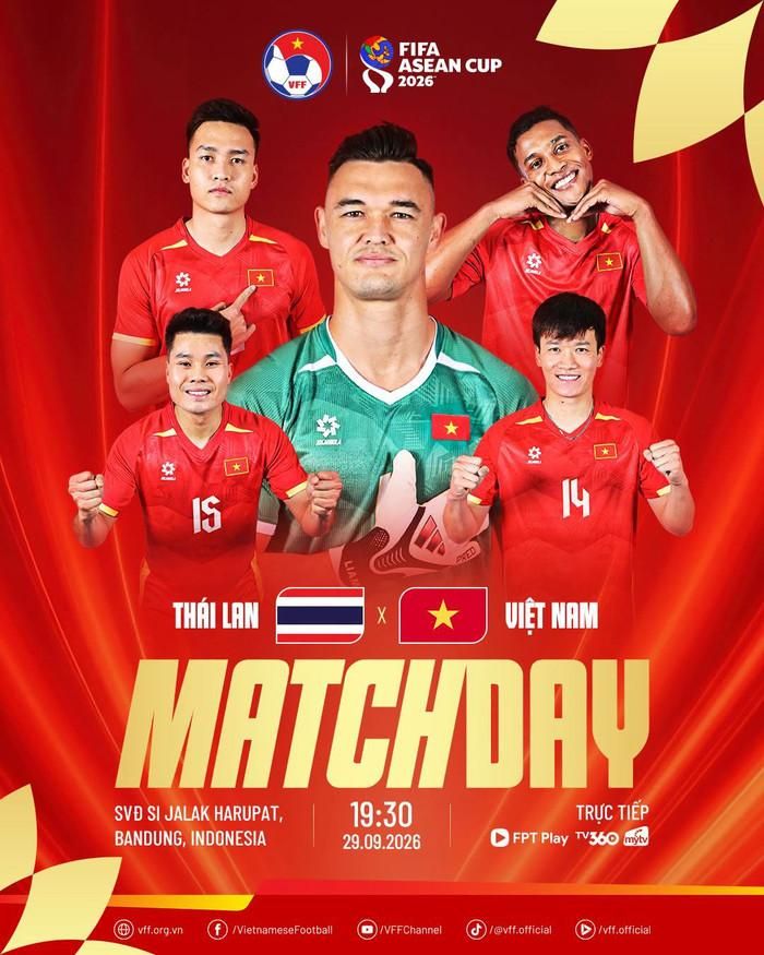 Việt Nam đang nắm lợi thế lớn về tinh thần trước tuyển Thái Lan. Ảnh: VFF