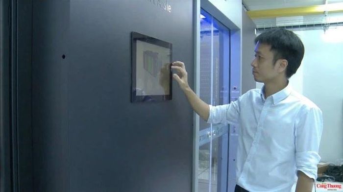 Hình ảnh tại Trung tâm dữ liệu Bộ Công Thương.