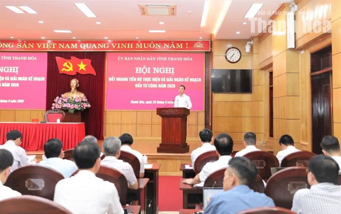 Chủ tịch UBND tỉnh Tô Anh Dũng phát biểu kết luận hội nghị.