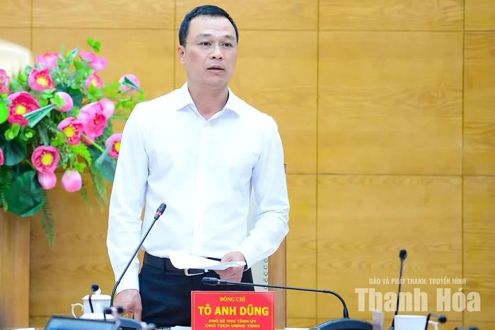 Chủ tịch UBND tỉnh Tô Anh Dũng phát biểu chỉ đạo tại hội nghị. Ảnh: Hoàng Đông
