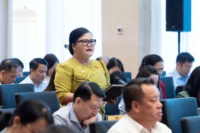 Đại biểu Nguyễn Thị Sửu – Đoàn đại biểu Quốc hội thành phố Huế.  Ảnh: Cổng thông tin điện tử Quốc hội.