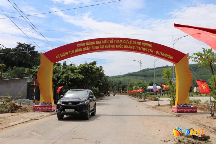 Xã Thạnh Bình đã sẵn sàng mọi công tác chuẩn bị cho lễ dâng hương tại Nhà lưu niệm cụ Huỳnh Thúc Kháng. Ảnh: D.LỆ