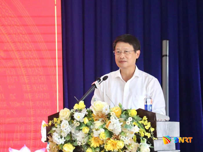 Phó Bí thư Thành ủy Ngô Xuân Thắng phát biểu chỉ đạo tại hội nghị. Ảnh: QUỐC TUẤN