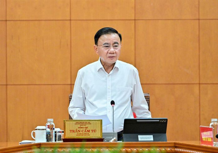 Đồng chí Trần Cẩm Tú, Ủy viên Bộ Chính trị, Thường trực Ban Bí thư.