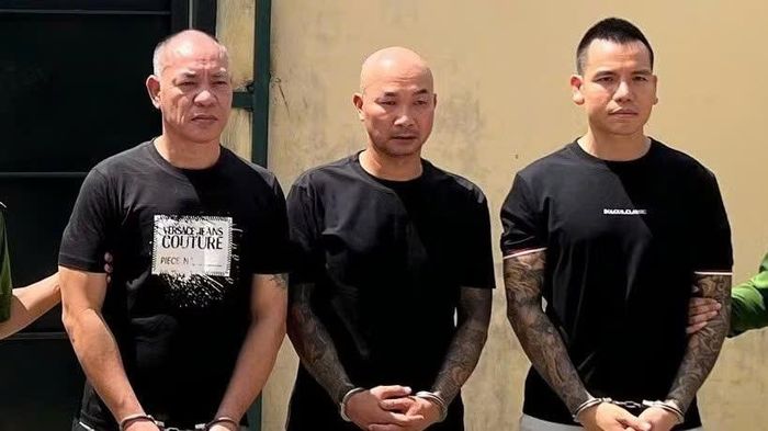 Các đối tượng (từ trái qua phải): Nguyễn Văn Dũng; Phạm Trung Kiên; Phạm Tiến Mạnh. (Ảnh: Bộ Công an)