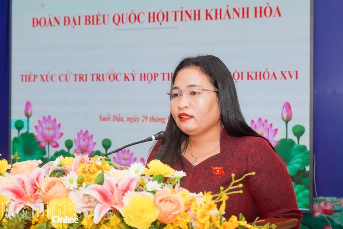 Đồng chí Chamaléa Thị Thủy thông tin dự kiến nội dung, chương trình Kỳ họp thứ 2, Quốc hội khóa XVI.