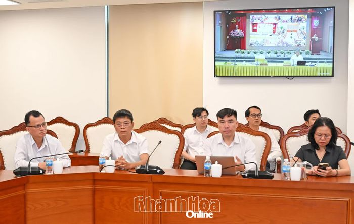 Nhiều luật sư Khánh Hòa tham dự hội nghị tại điểm cầu tỉnh Khánh Hòa.
