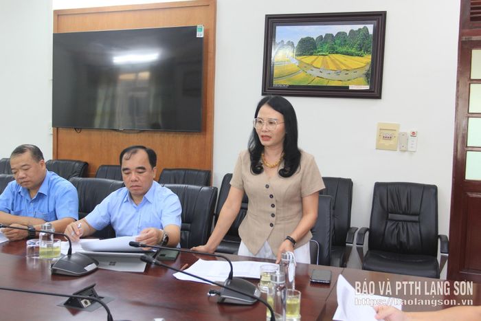 Lãnh đạo Sở Văn hóa, Thể thao và Du lịch đóng góp ý kiến tại cuộc họp