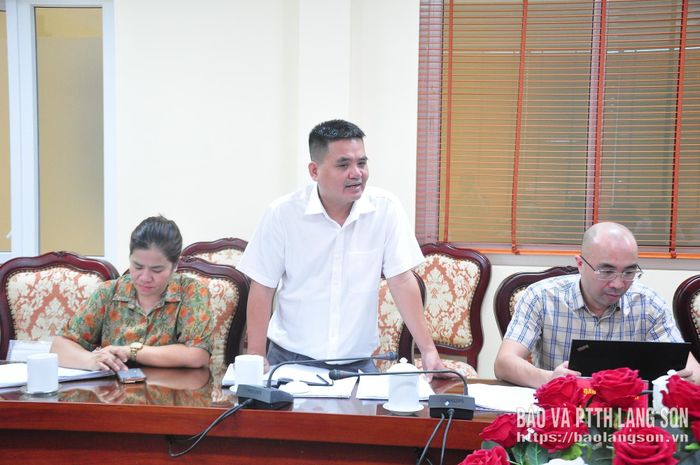Đại diện nhà đầu tư phát biểu tại buổi kiểm tra