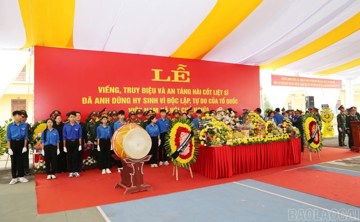 Mỗi lễ truy điệu, an táng là một lời tri ân sâu sắc của Đảng bộ, chính quyền và Nhân dân các dân tộc Lào Cai đối với những người con của đất nước đã anh dũng hy sinh. Các nghi lễ được tổ chức trang trọng, chu đáo, tiễn đưa các anh về nơi an nghỉ.