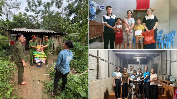 Các cơ quan, đơn vị, đoàn thể xã Bảo Yên thăm, tặng quà và hỗ trợ các gia đình có hoàn cảnh khó khăn trong phong trào “Sẻ chia yêu thương - Nhận về hạnh phúc”.
